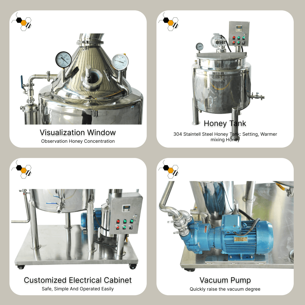 details of honey processing machine