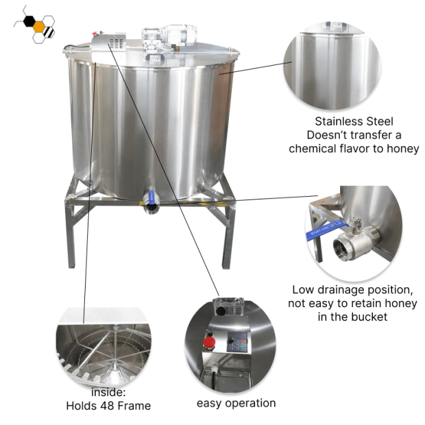 48 frame honey extractor