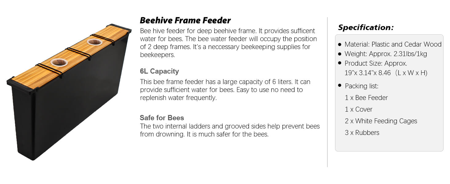 beehive frame feeder